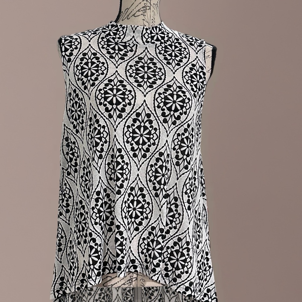 Vintage Concept High-Low Tunic Shirt Sz S NWT